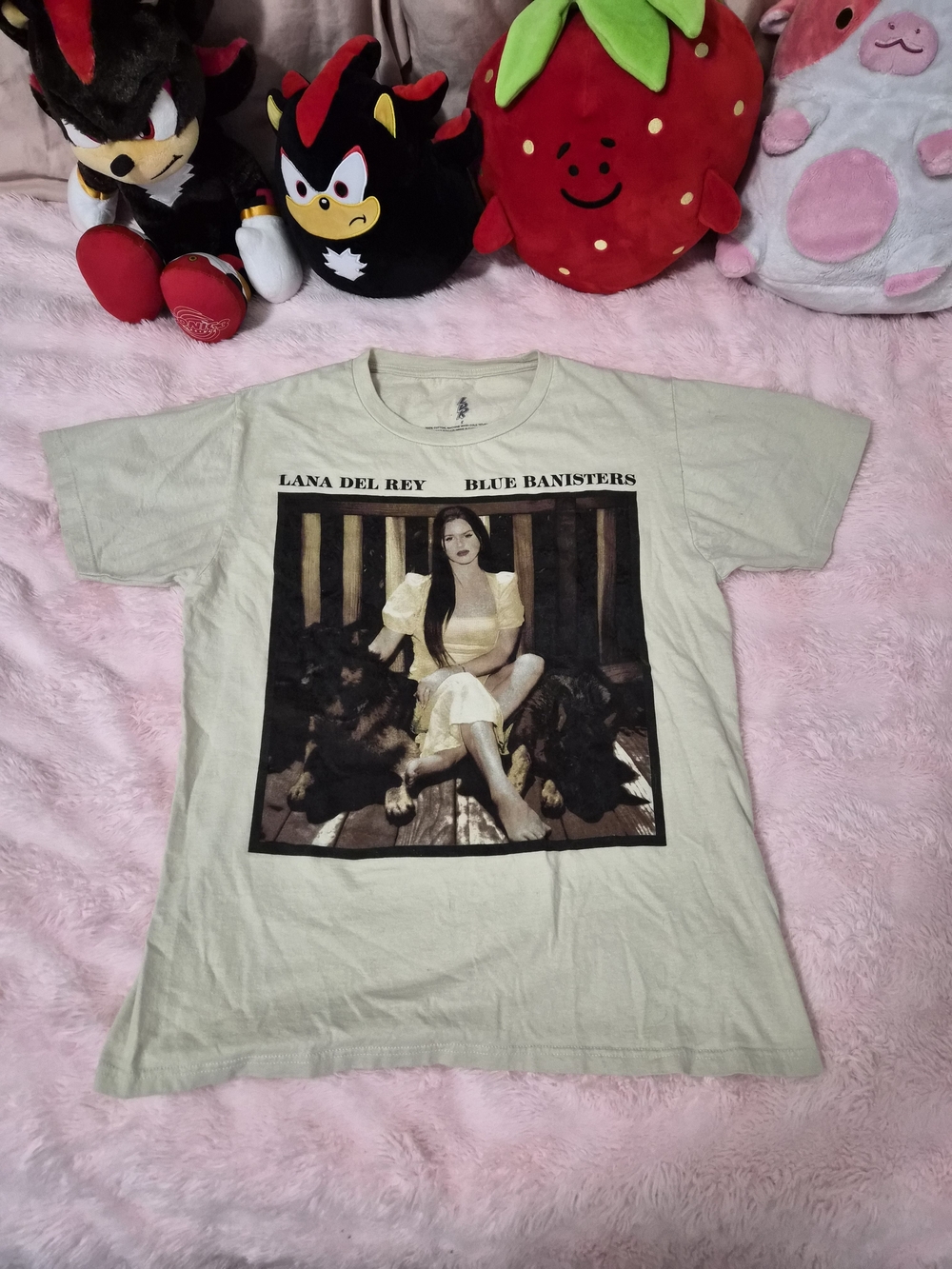 Lana Del Rey 'Blue Banisters' Short Sleeve Tee - Light Beige